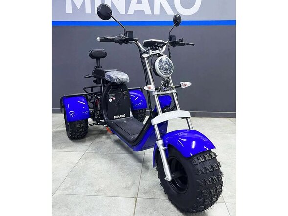 Трехколесный электроскутер Minako Rex